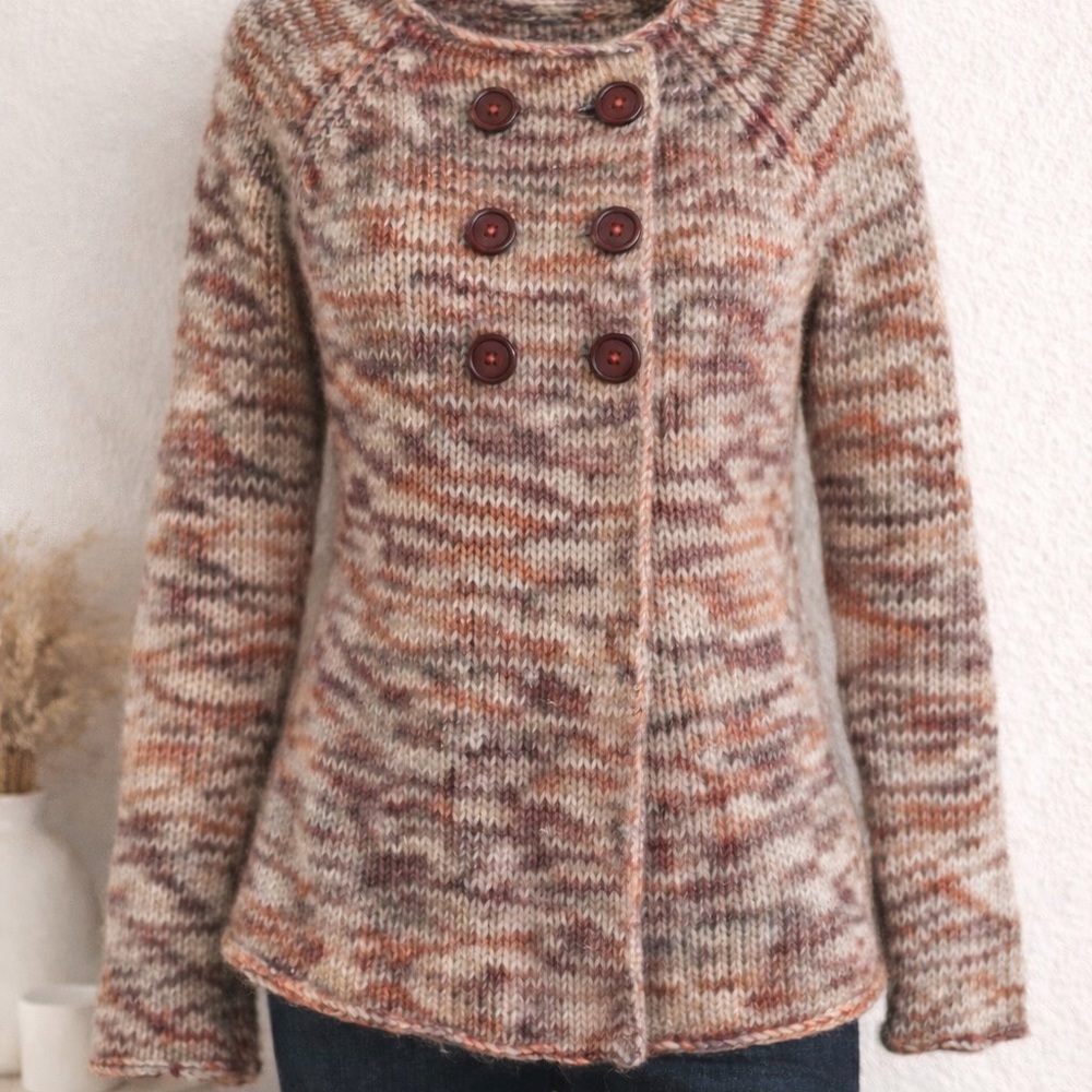 Multicolor Women's Cardigan Sweater